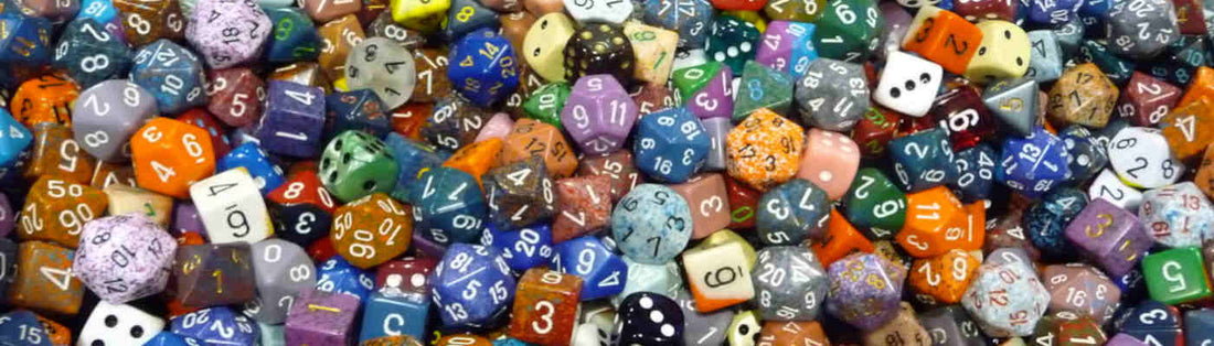 Pile of D&D dice