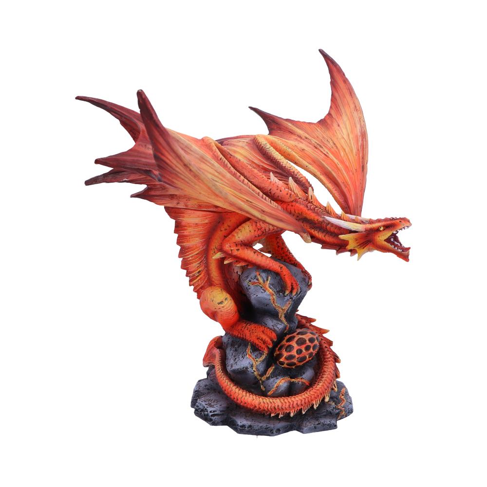 Adult Fire Dragon Statue
