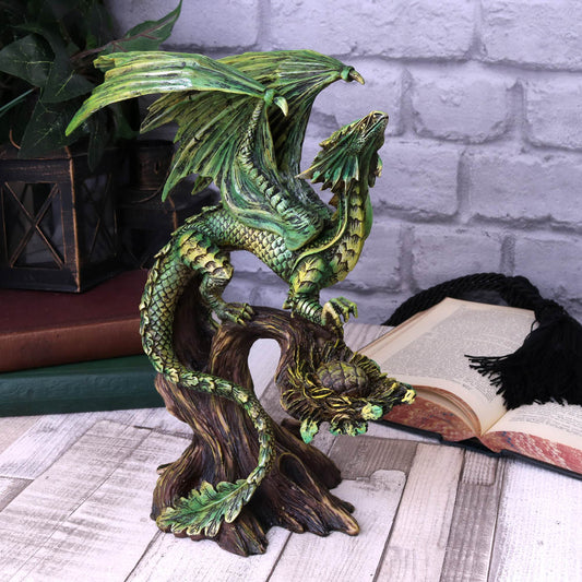 Adult Forest Dragon Statue