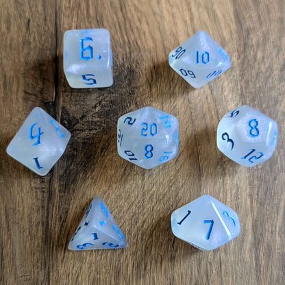 Blue Magic Mist Dice Set