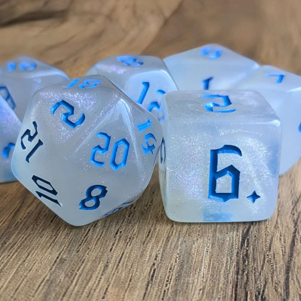 Blue Magic Mist Dice Set