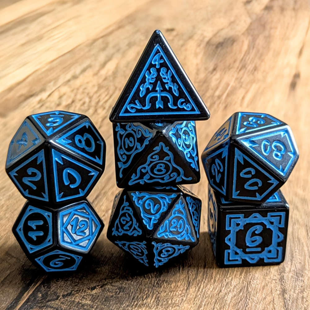 Blue Ranger's Blossom Dice Set