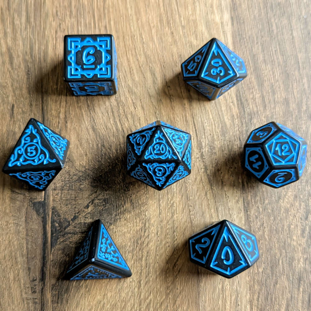 Blue Ranger's Blossom Dice Set