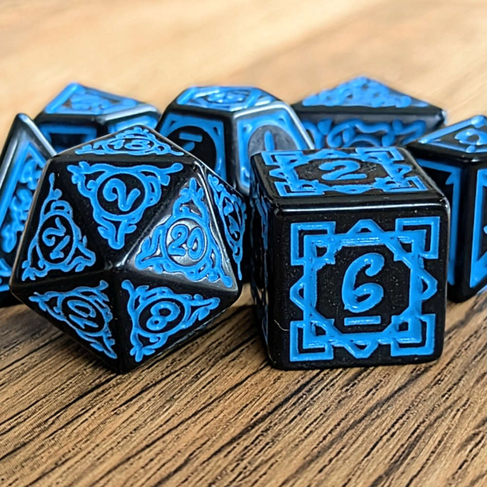 Blue Ranger's Blossom Dice Set