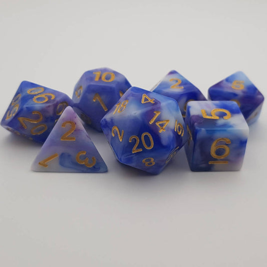 Blueberries and Cream Dice Set