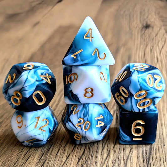 Blueberry and Coconut Dice Set