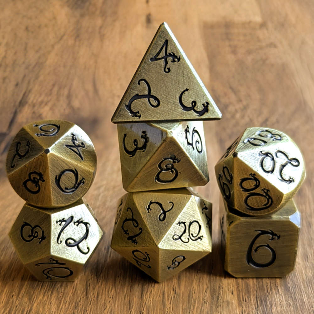 Brass Dragon Wyrmling Dice