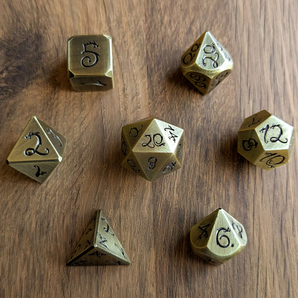 Brass Dragon Wyrmling Dice