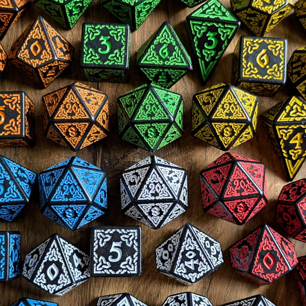 Celtic Knot Dice Sets