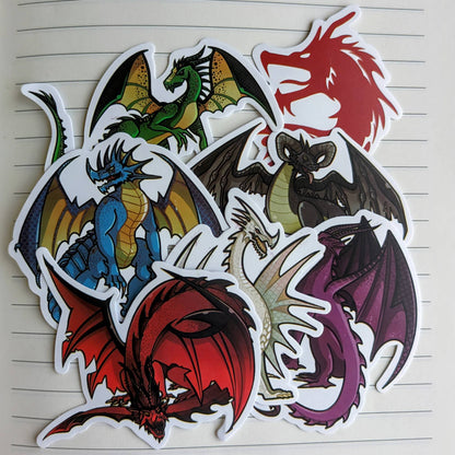 Chromatic Dragon Stickers