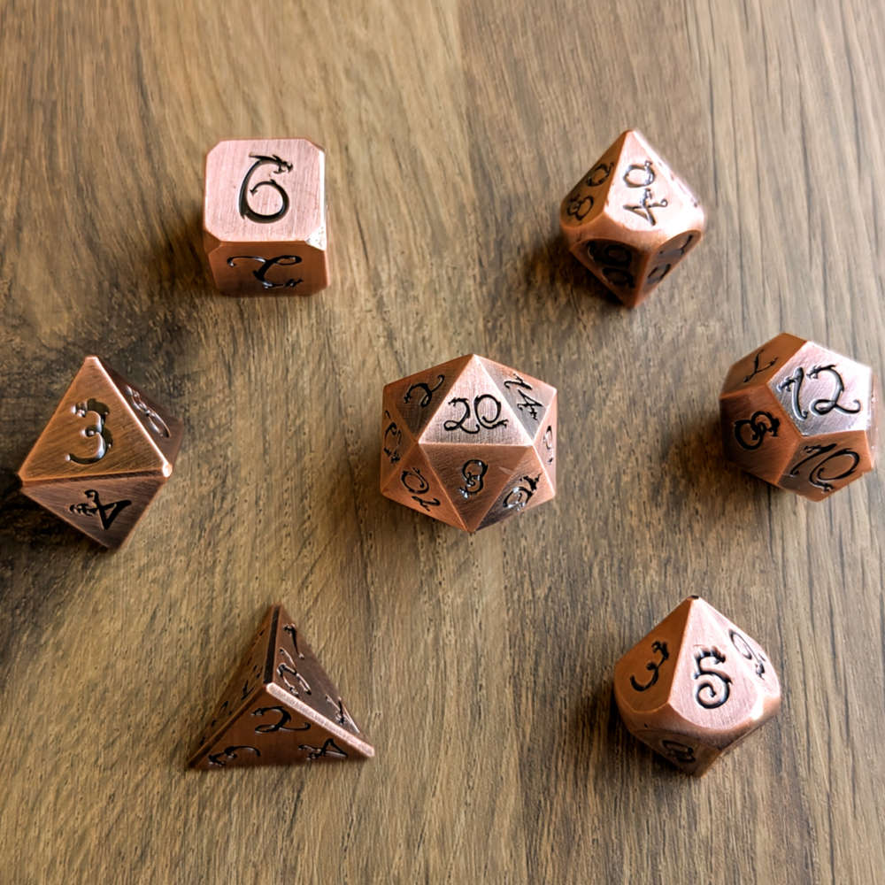 Copper Dragon Wyrmling Dice