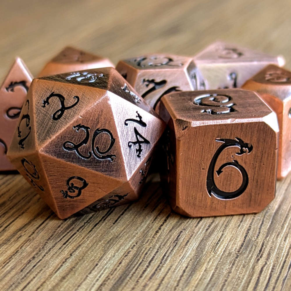 Copper Dragon Wyrmling Dice