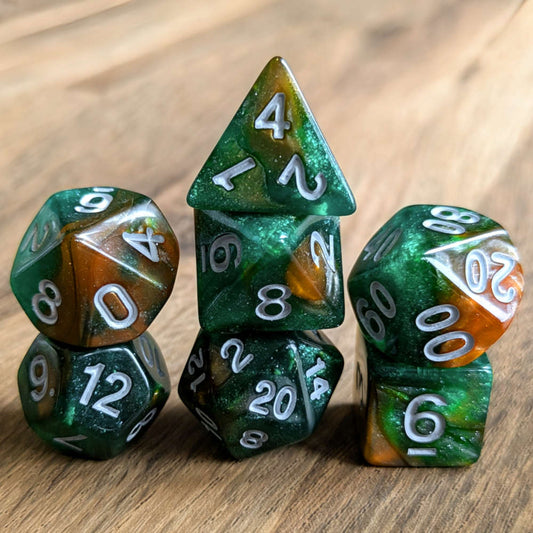 Cosmic Blaze Dice Set