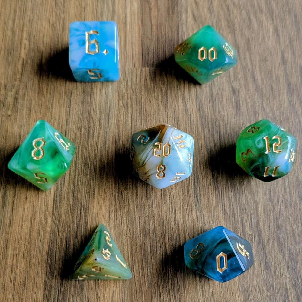 Dawnlit Waters Dice