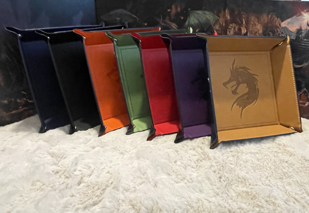 Dawnstar Gaming's dice trays