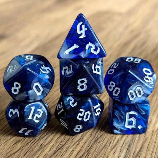 Deepwater Noir Dice Set