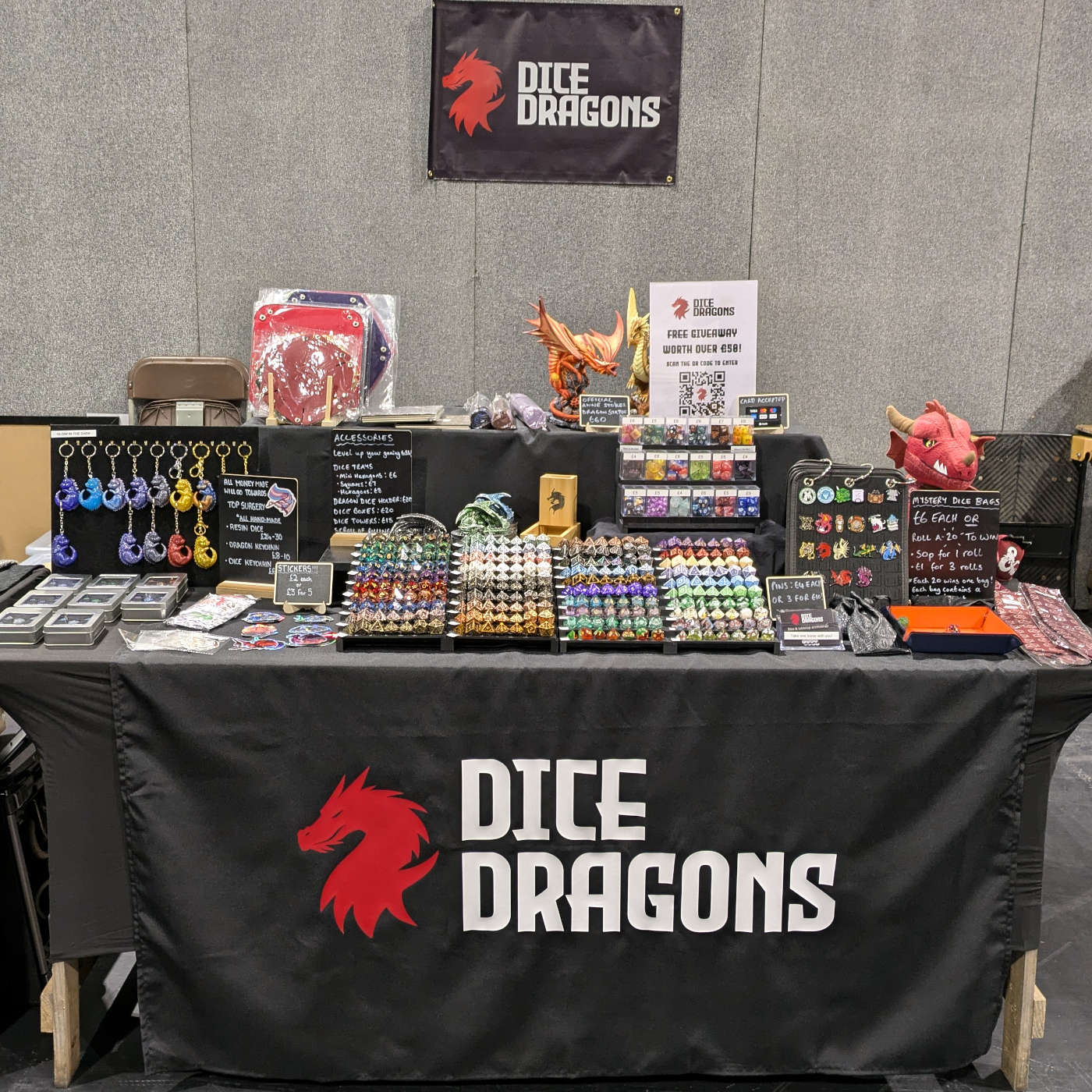 Dice Dragons at MCM Comic Con Birmingham November 2024