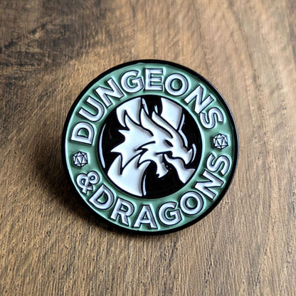 Dungeons & Dragons Logo Pin