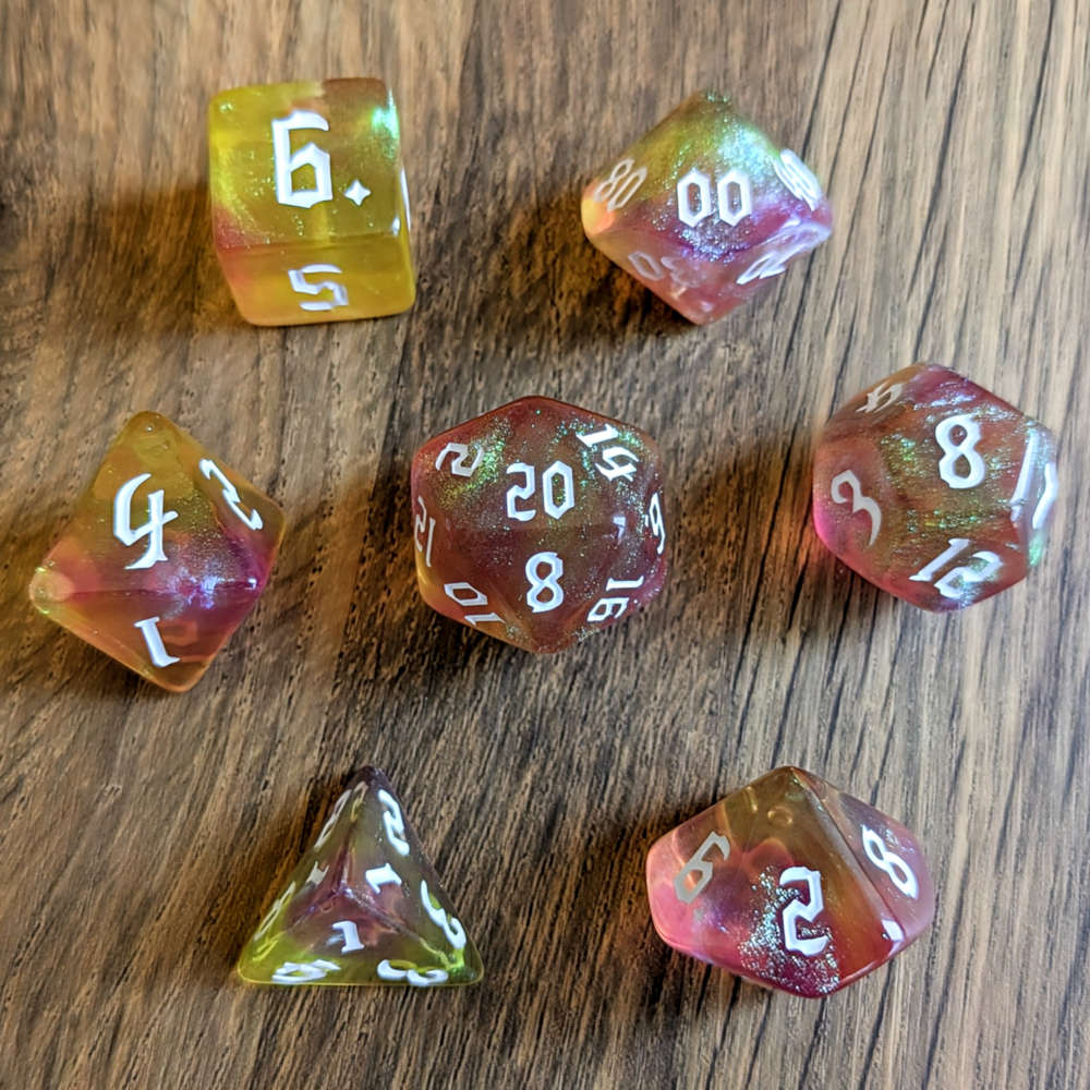 Ember Prism Dice Set