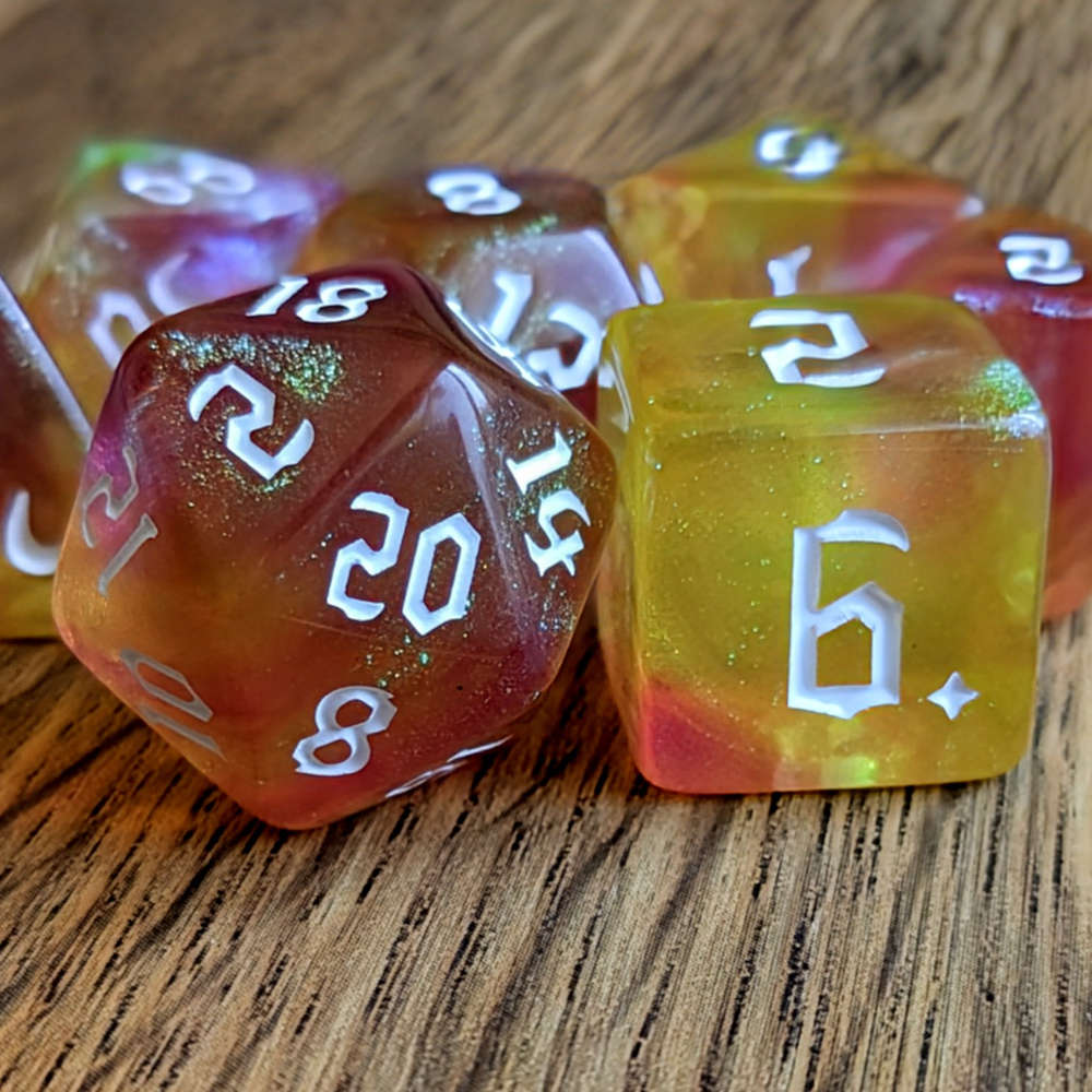 Ember Prism Dice Set