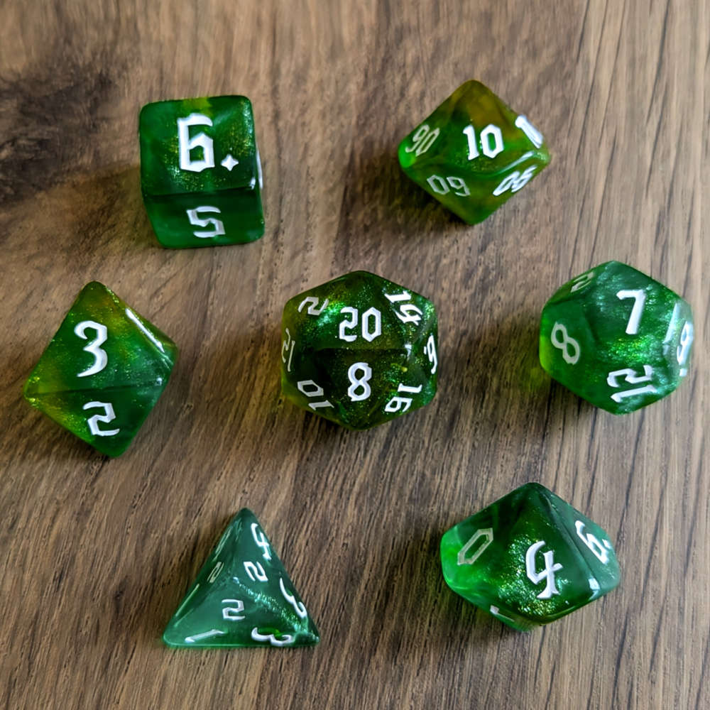 Enchanted Grove Dice Set