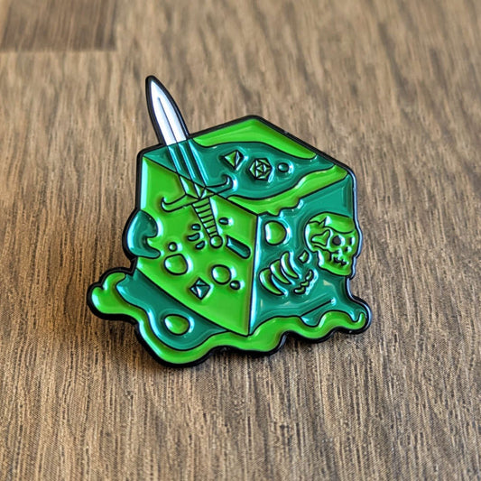 Gelatinous Cube Pin