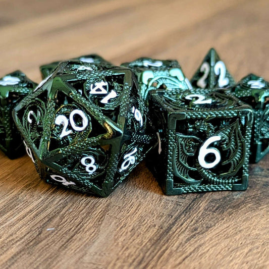 Green Hollow Dragon Dice