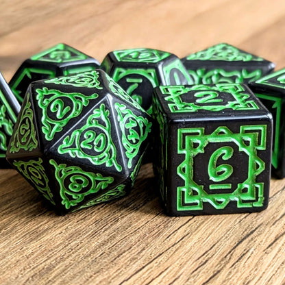 Green Ranger's Blossom Dice Set