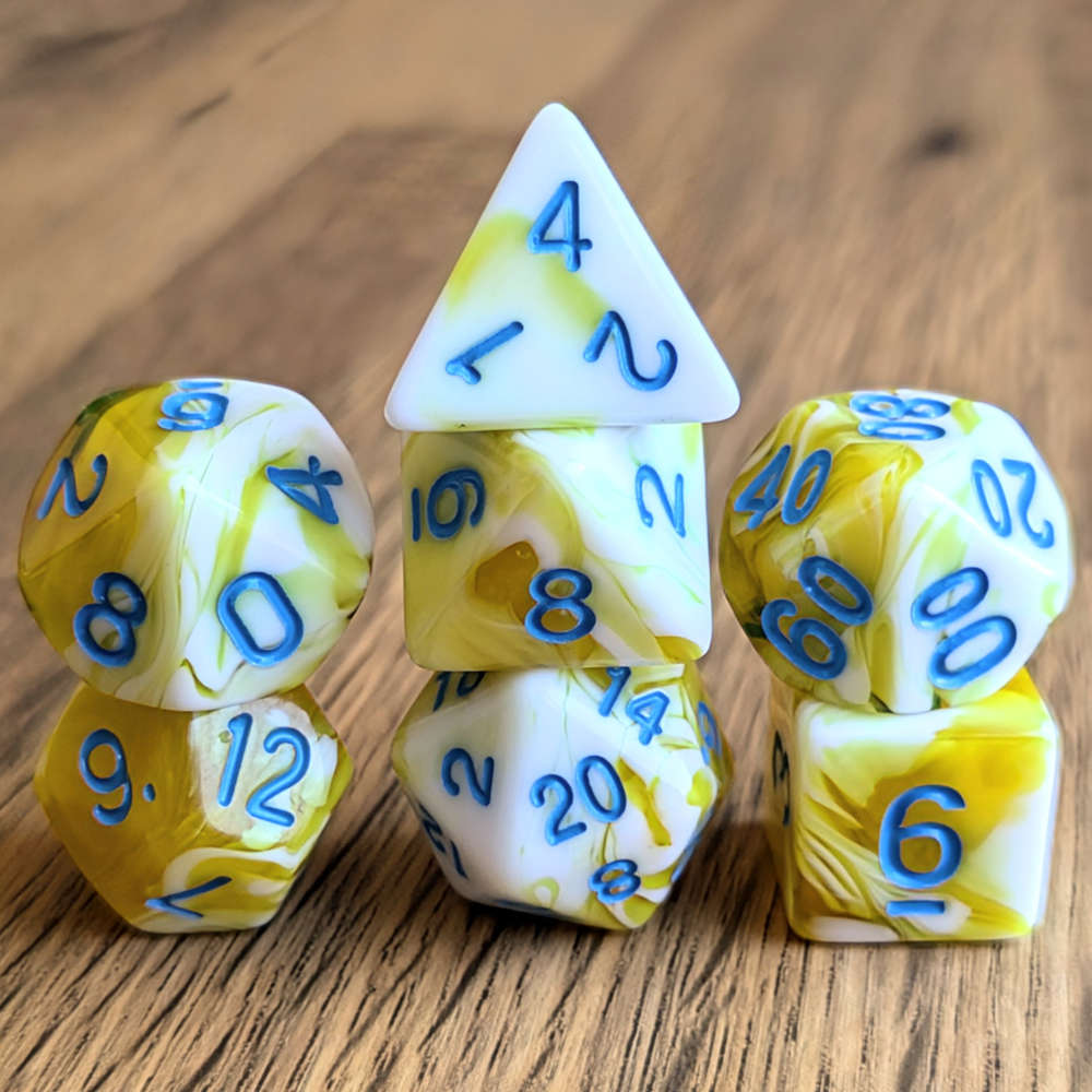 Lemon Pudding Dice Set