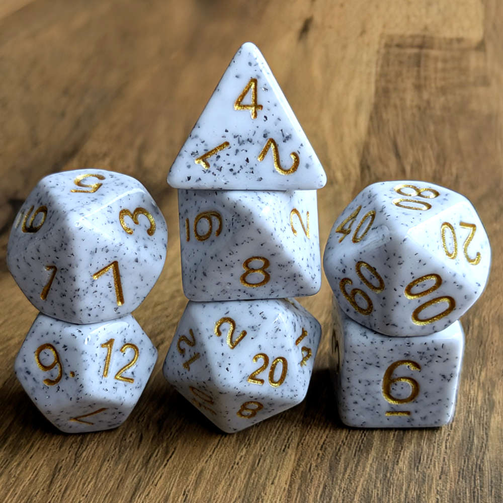 Marble Opulence Dice Set