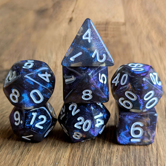 Obsidian Sky Dice Set