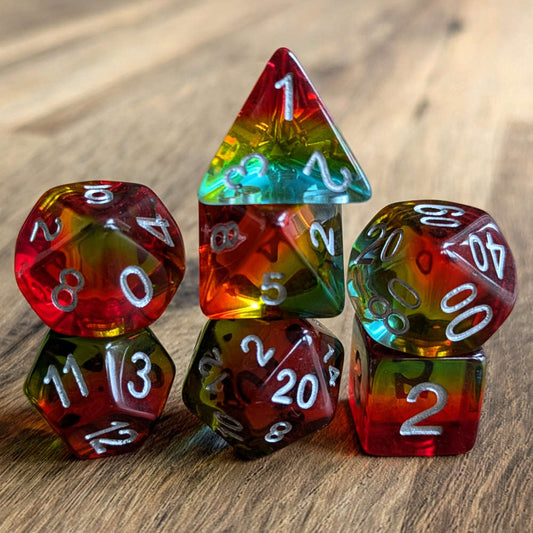 Primary Prism Dice Set