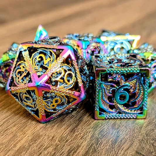 Rainbow Hollow Dragon Dice