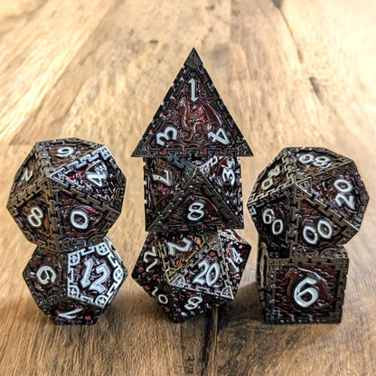 Red Dragon Dice Set