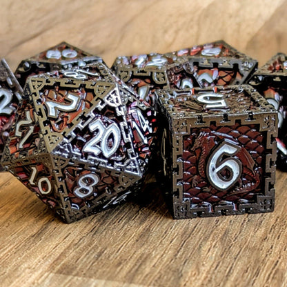 Red Dragon Dice Set