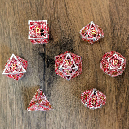 Red Dragon Hollow Dice Set