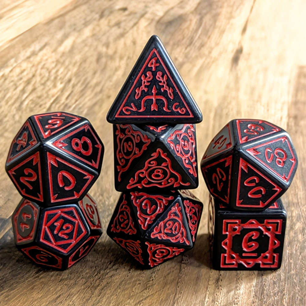 Red Ranger's Blossom Dice Set