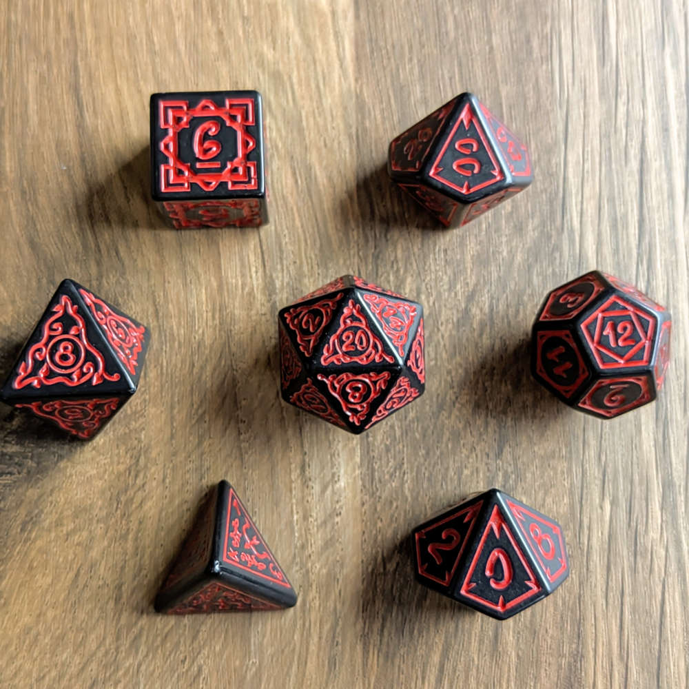 Red Ranger's Blossom Dice Set