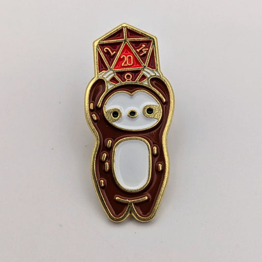 Sloth Herald D20 Pin