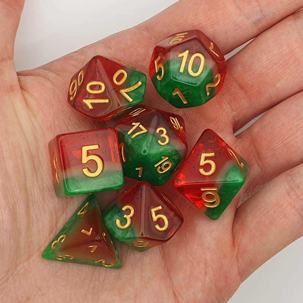 Watermelon Dice Set