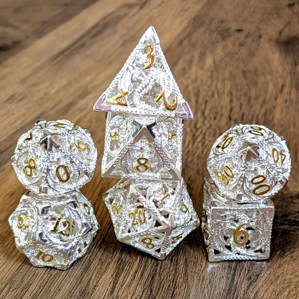 White Dragon Hollow Dice Set