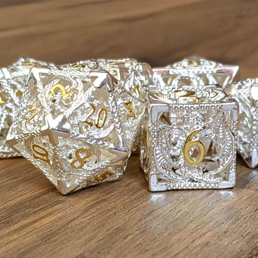 White Dragon Hollow Dice Set