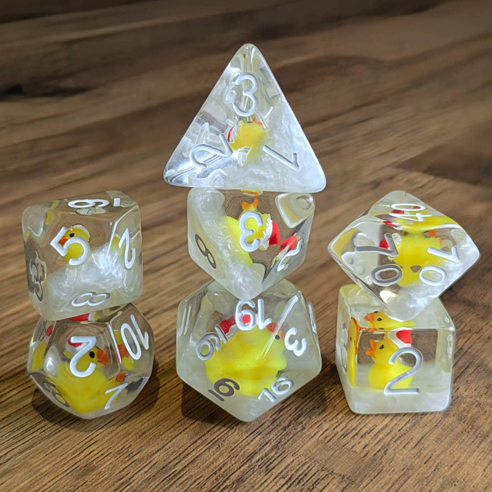 Yellow Rubber Duck Dice